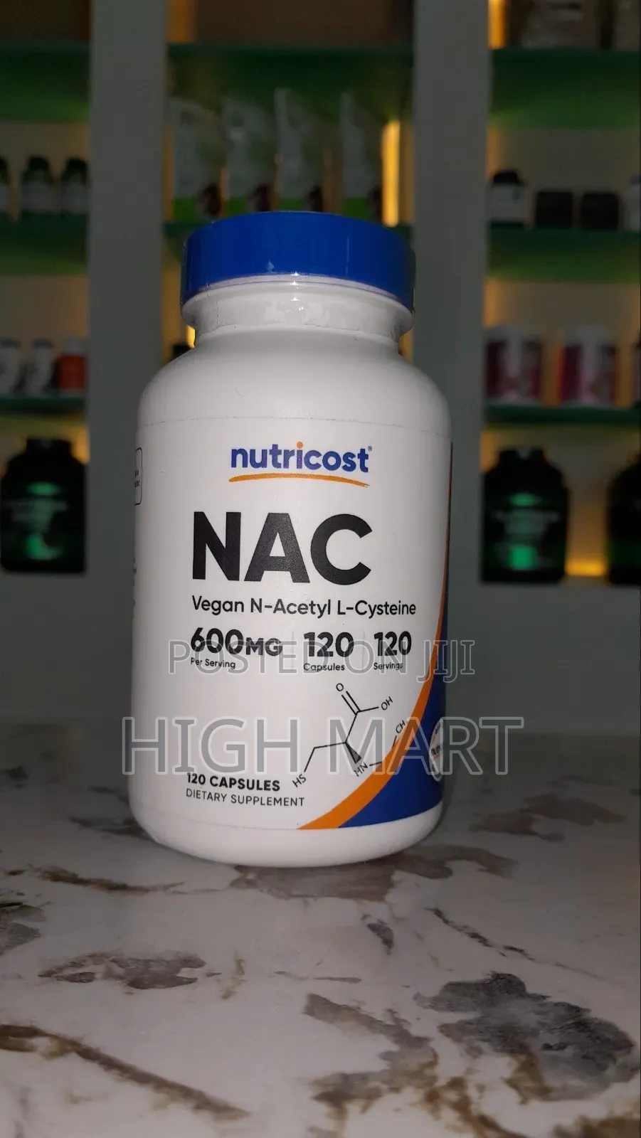 Nutricost Nac 600mg -120 Capsules