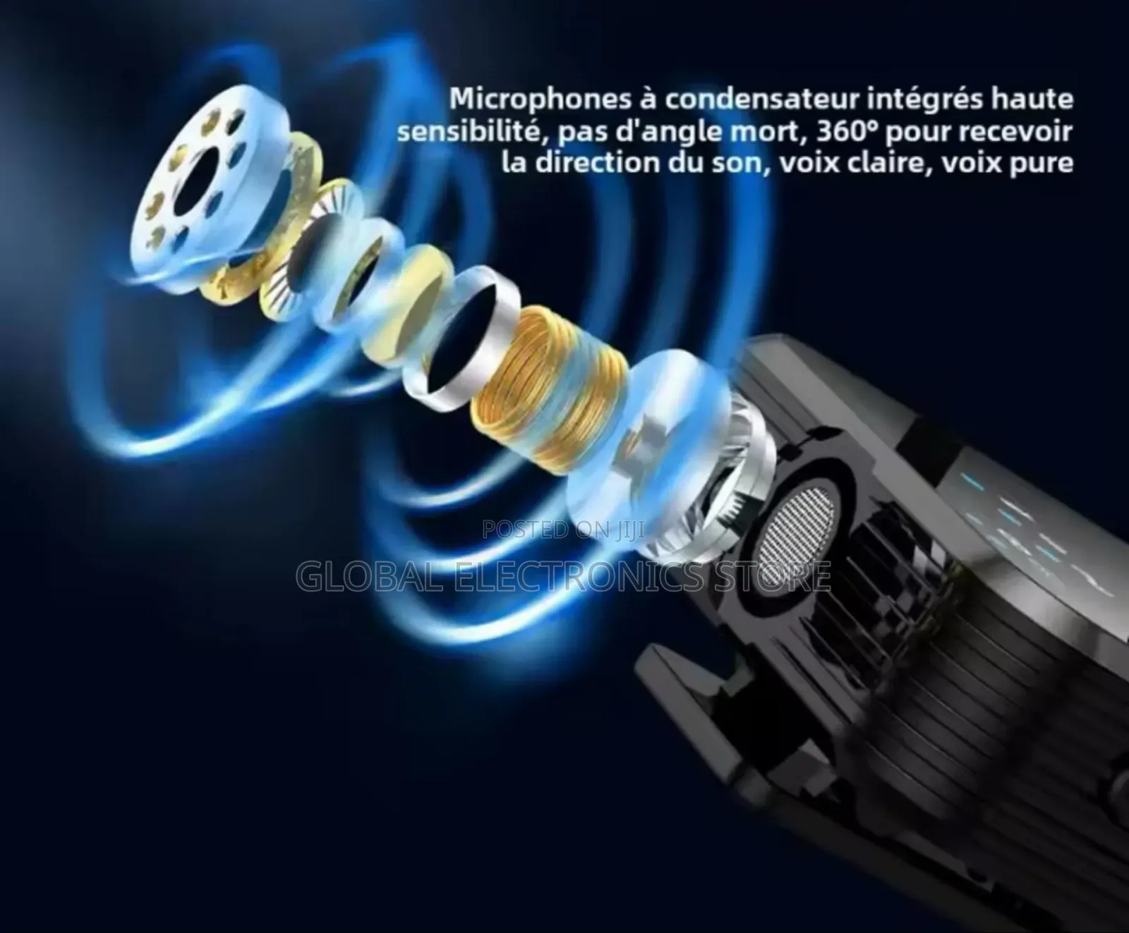 2tx + 1rc Wireless Lavalier Mic With DSP Noise Reduction Smart Chip