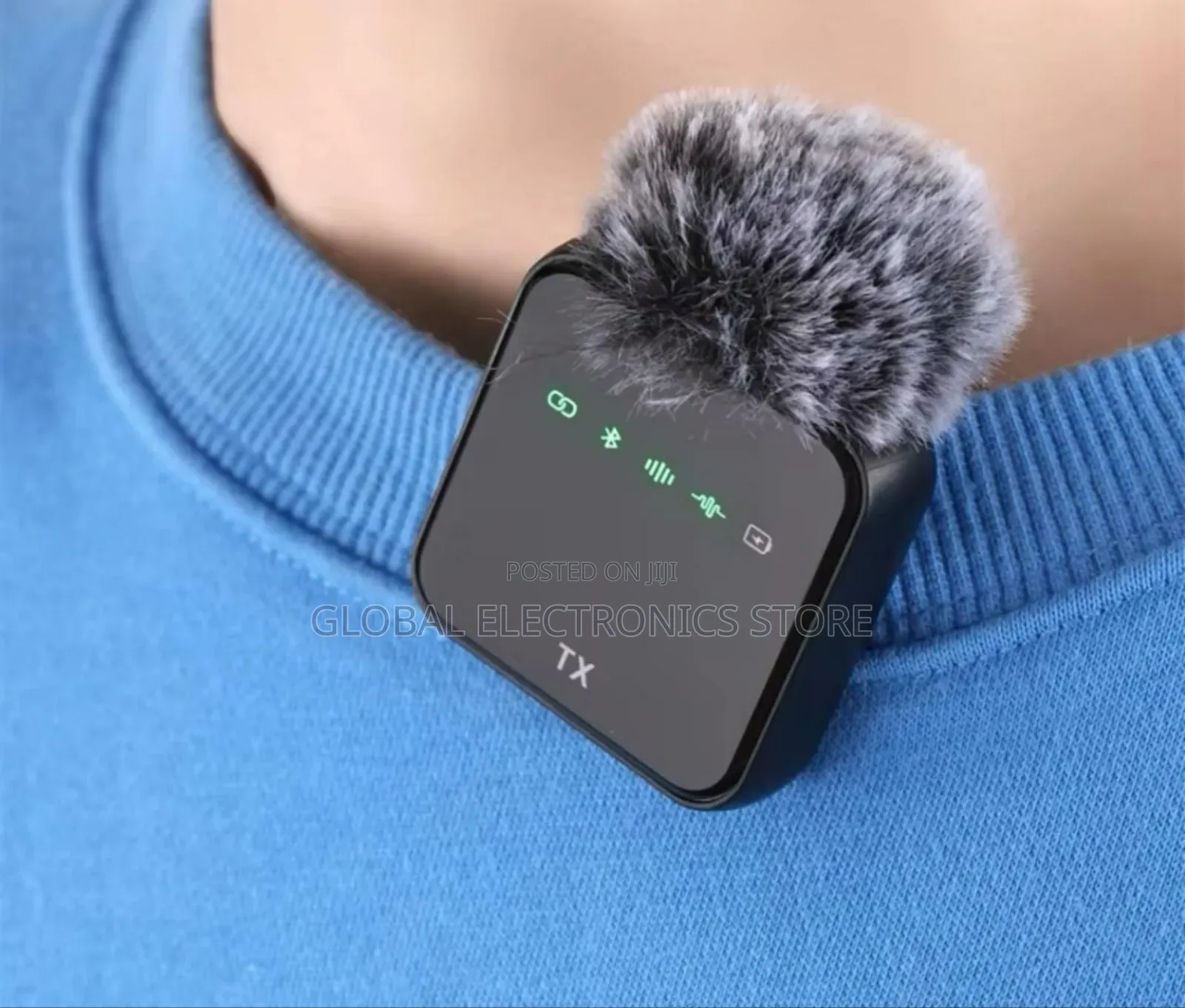 2tx + 1rc Wireless Lavalier Mic With DSP Noise Reduction Smart Chip