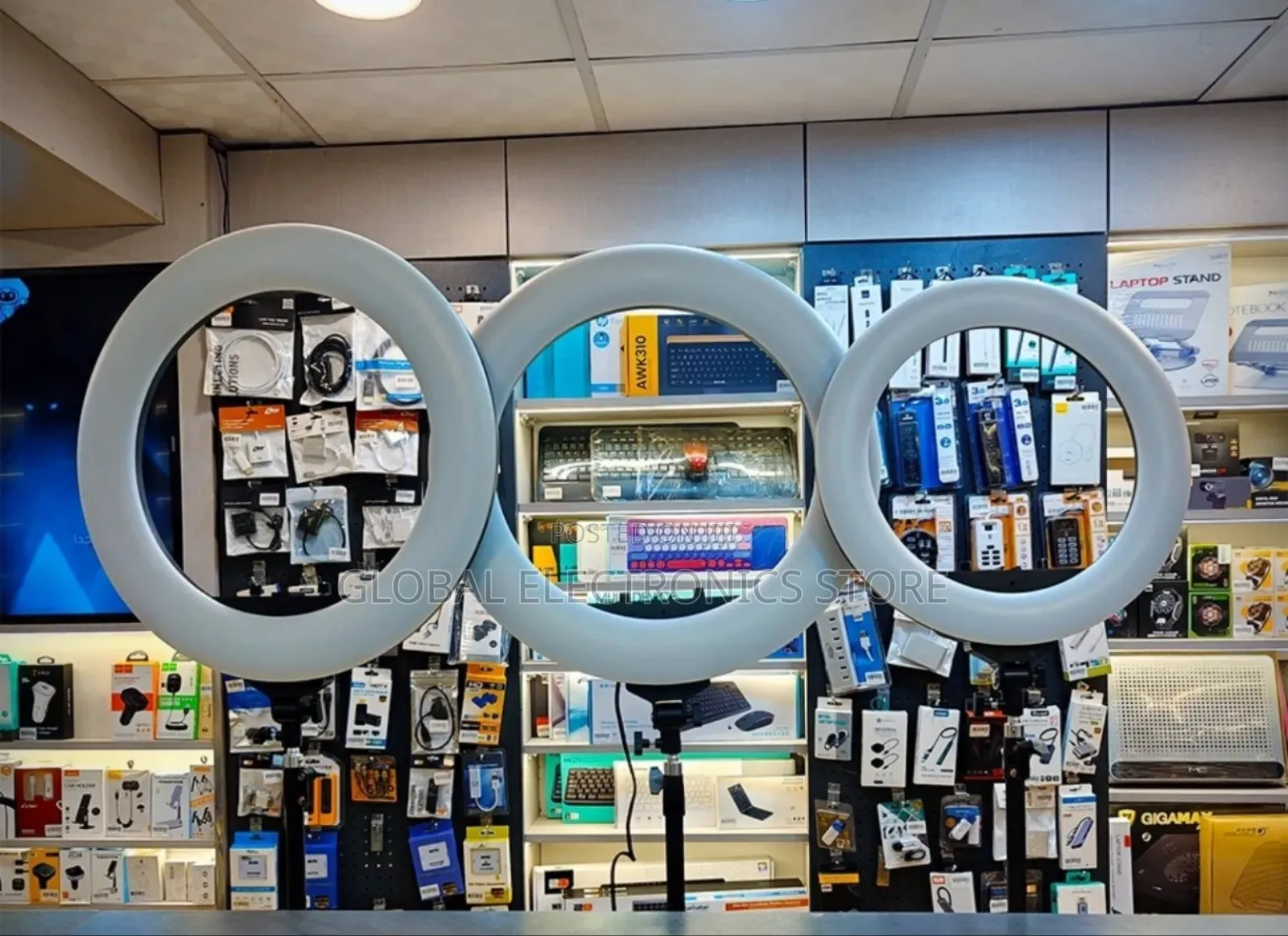 RGB Ring Fill Light 22 Inch With Tiktok Stand 22 Inch