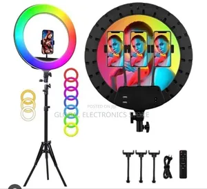RGB Ring Fill Light 22 Inch With Tiktok Stand 22 Inch