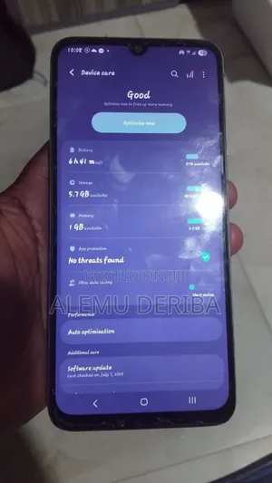 ንጹህ ሳምሰንግ F14 ምንም እንከን የሌለበት ገንዘቡ ስለተፈለገ ብቻ እሚሸጥ 5000ባትሪ እረዝም ጊዜ