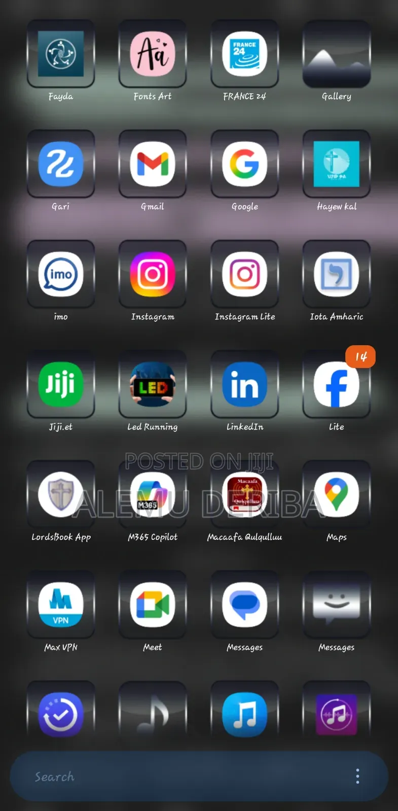 ንጹህ ሳምሰንግ F14 ምንም እንከን የሌለበት ገንዘቡ ስለተፈለገ ብቻ እሚሸጥ 5000ባትሪ እረዝም ጊዜ