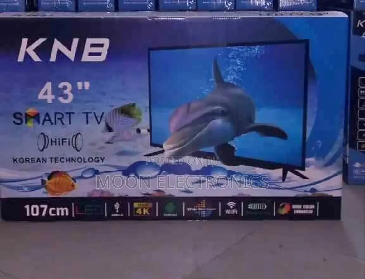 KNB 43” Smart Uhd Android Tv – Double Glass, Display