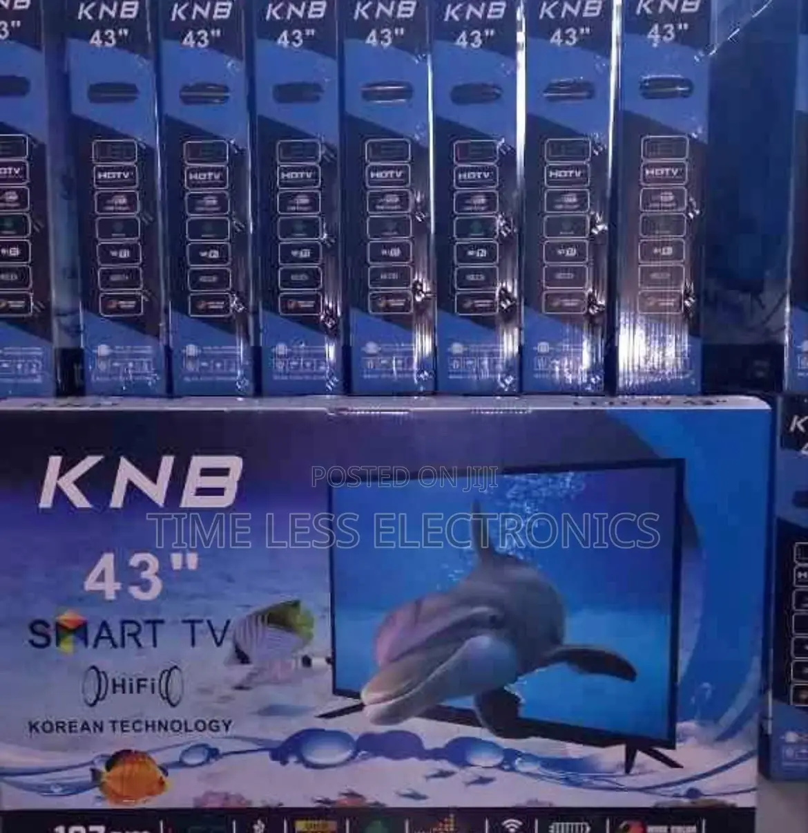  KNB 43” Smart Uhd Android Tv – Double Glass, Display