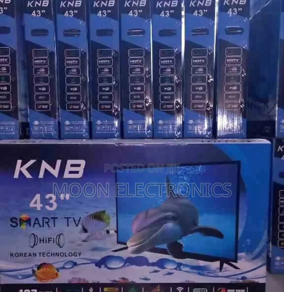 KNB 43” Smart Uhd Android Tv – Double Glass, Display
