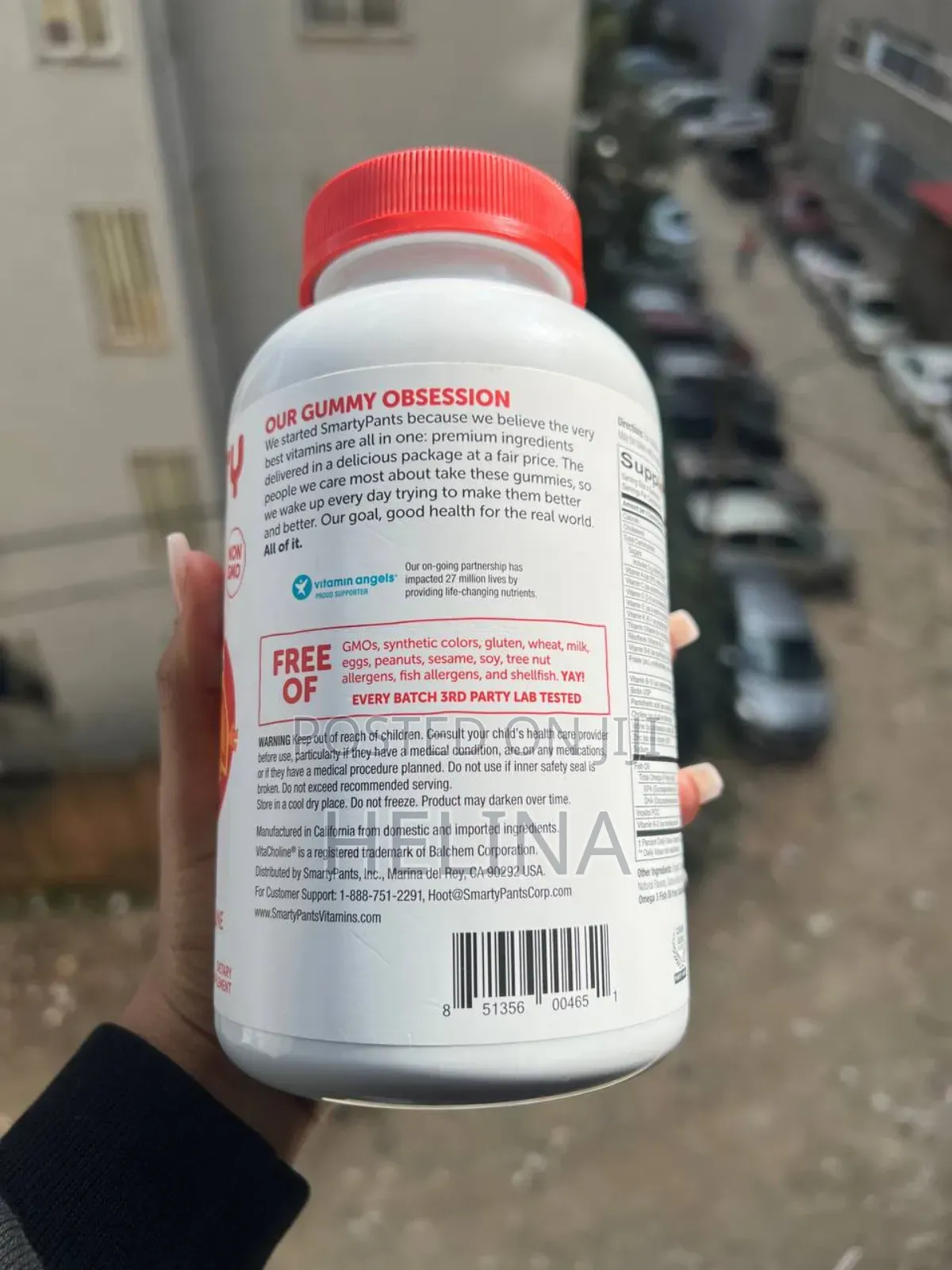 Smarty Pants Kids Multivitamin Omega 3,Fishoil,Vitamin D3 and Choline