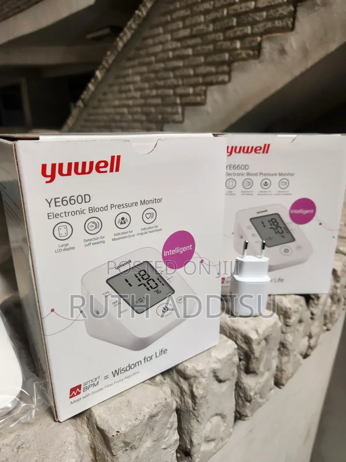 Yuwell Blood Pressure Monitor堥那packed Model Ye660d Bp Monitor Device