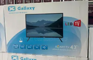 Galaxy 43” Smart Tv – Uhd, Android Double Glass