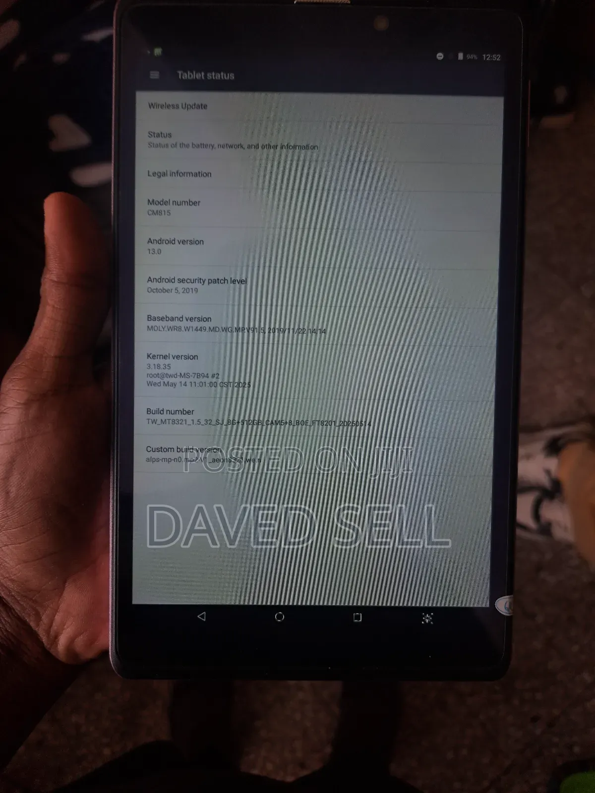 New C idea CM810 512 GB Pink