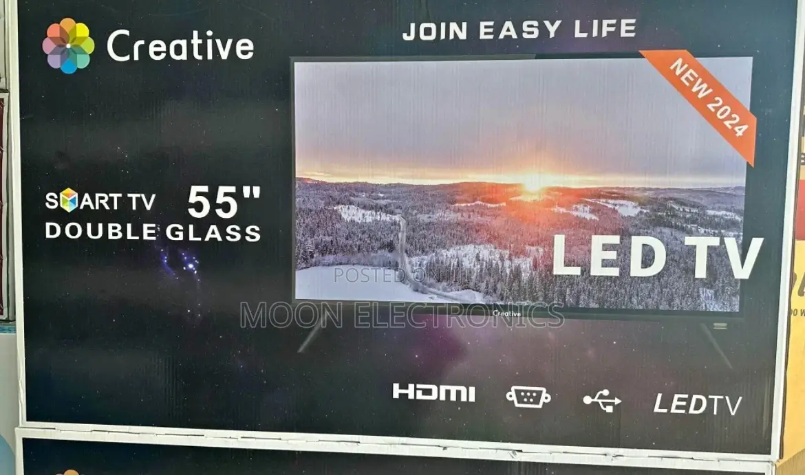 Creative 55” Smart Tv – Full Hd, Android Double Glass