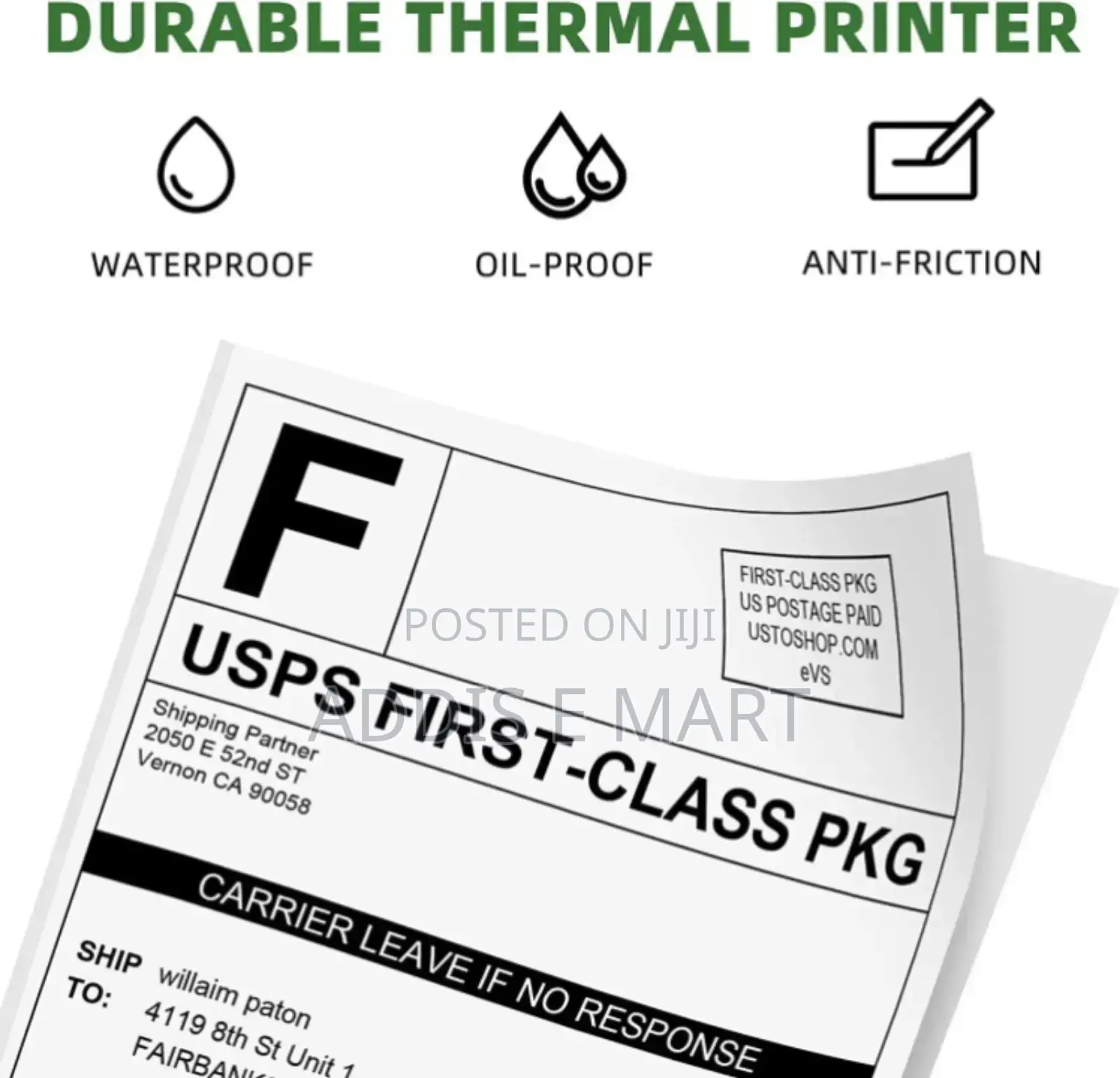 Label Printer Sticker Paper