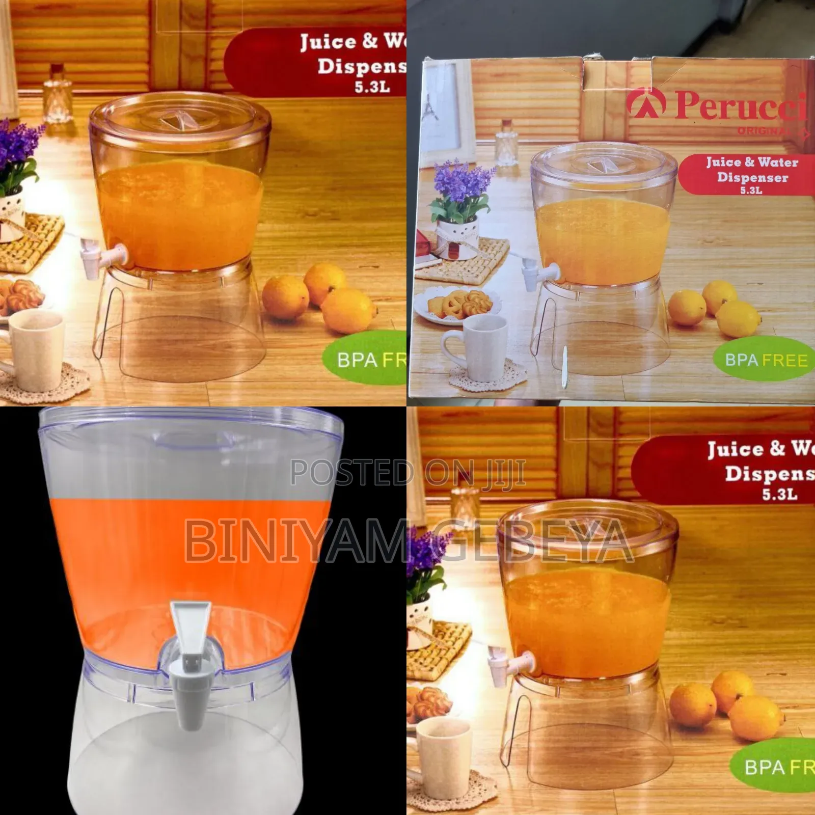 New Luxury Perucci Juice Water Dispenser