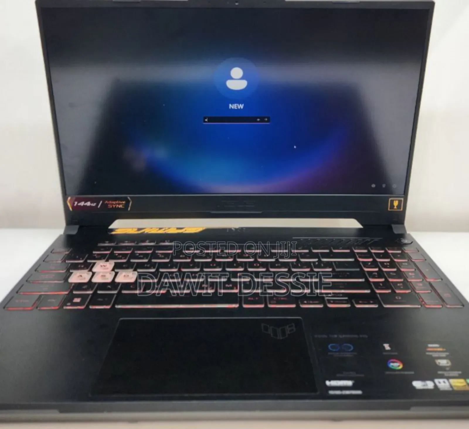 New Laptop Asus TUF Dash F15 16GB Intel Core I7 SSD 512GB