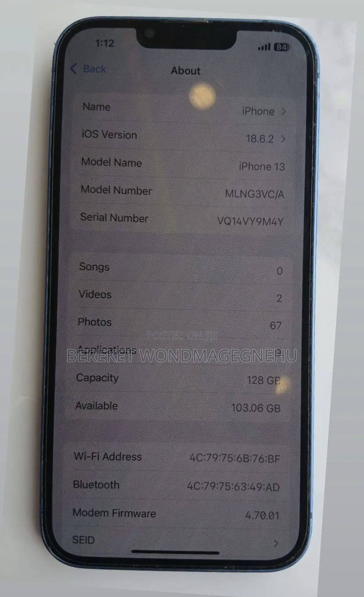 Apple iPhone 13 128 GB Blue