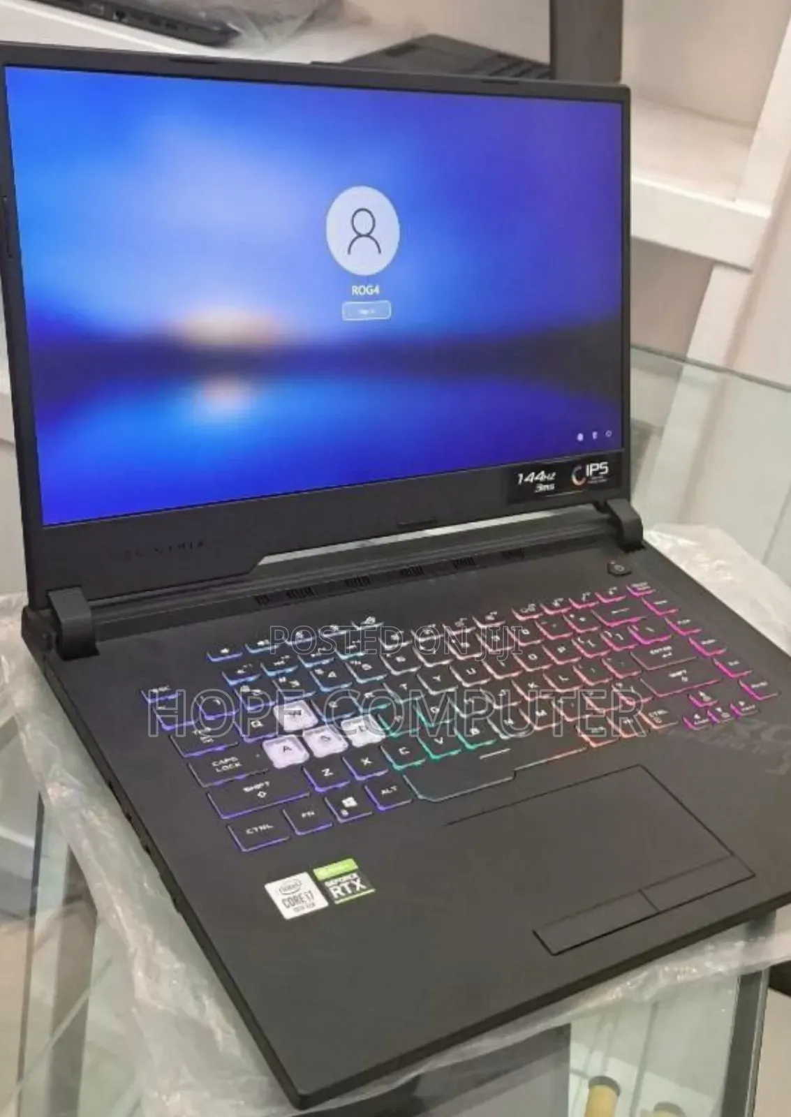 New Laptop Asus ROG Strix G15 16GB Intel Core I7 SSD 512GB