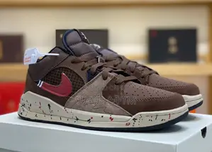 Nike Air Jordan Stadium 90 ‘Core Brown/Splatter’ Low Top Men’S Shoes