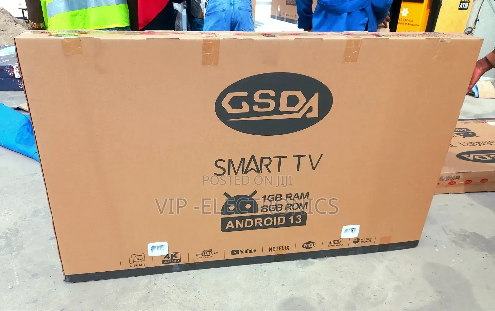 Gsda 65 Inch Tv Smart Android 13.0 New 2025 Original Tv