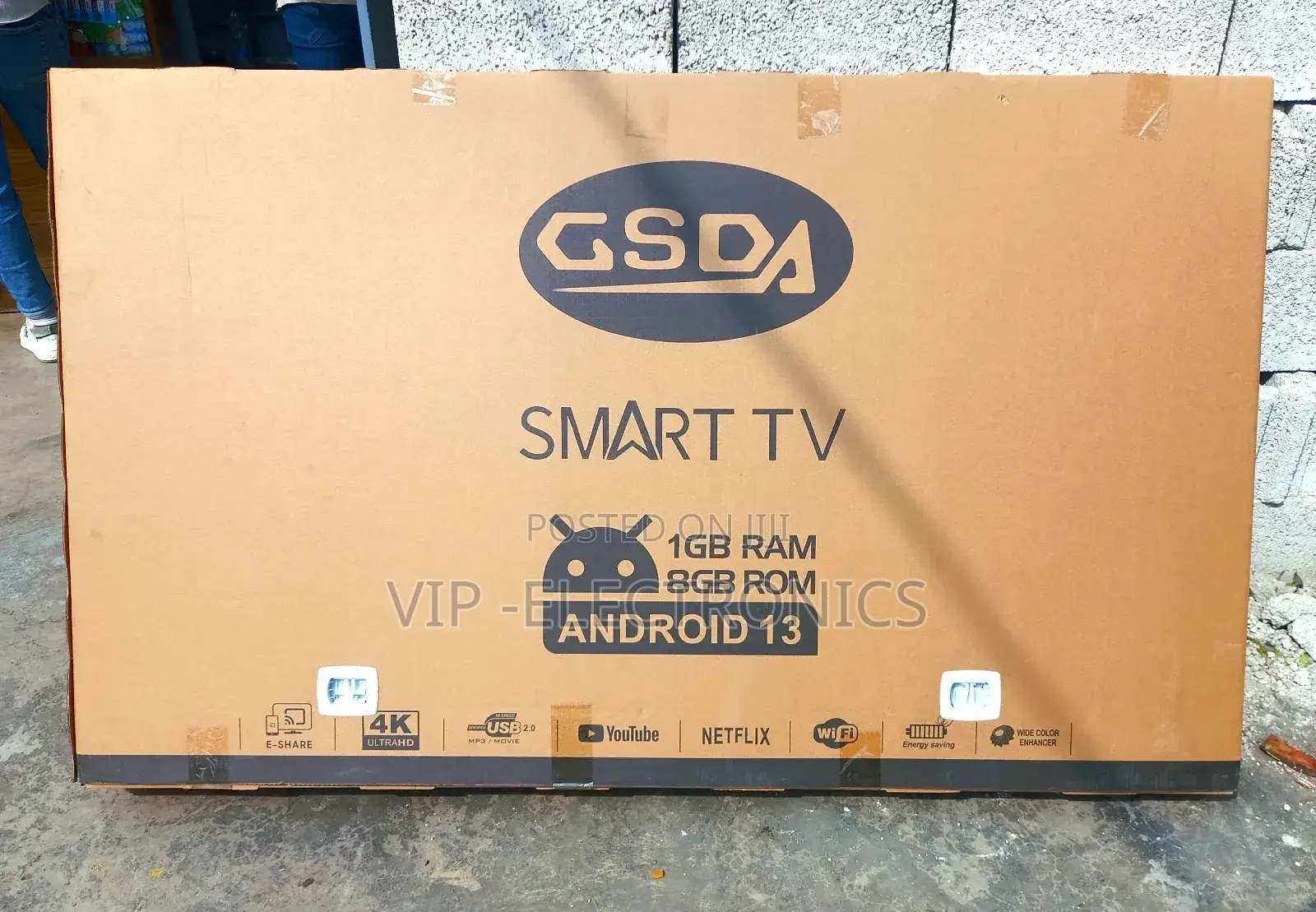 Gsda 65 Inch Tv Smart Android 13.0 New 2025 Original Tv