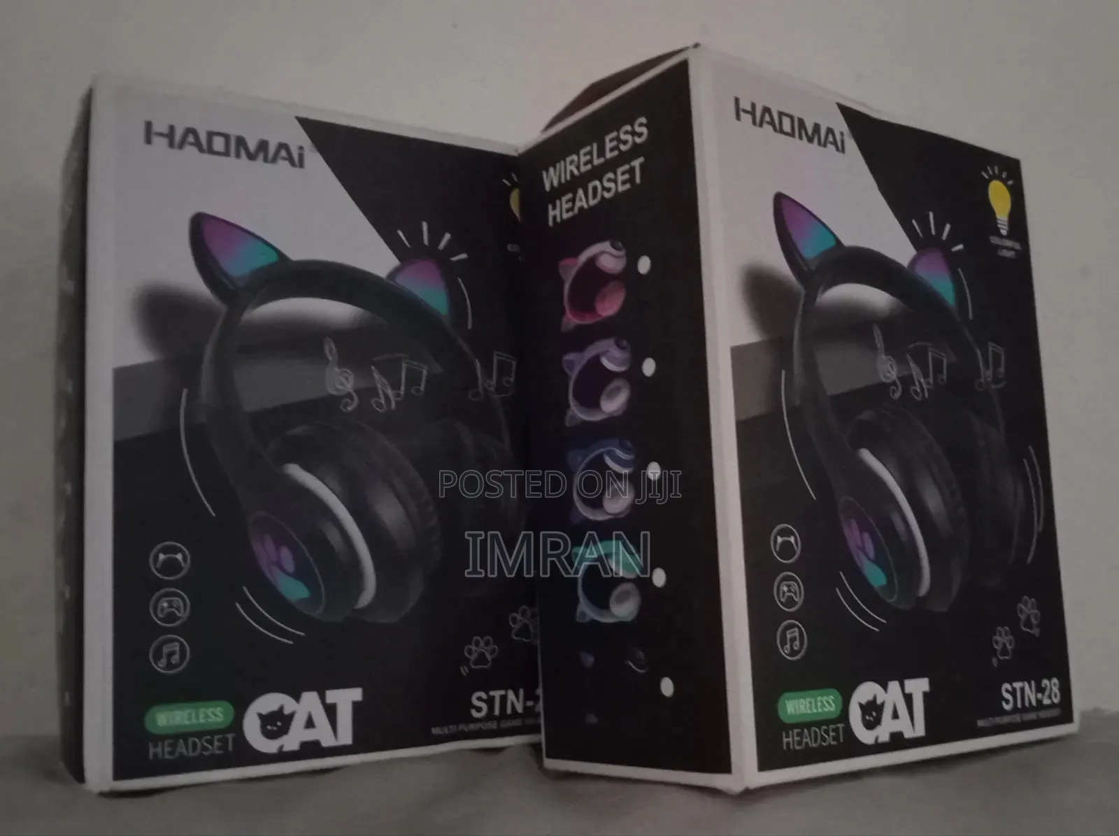 Cat Wireless Headset for Kids and Girls