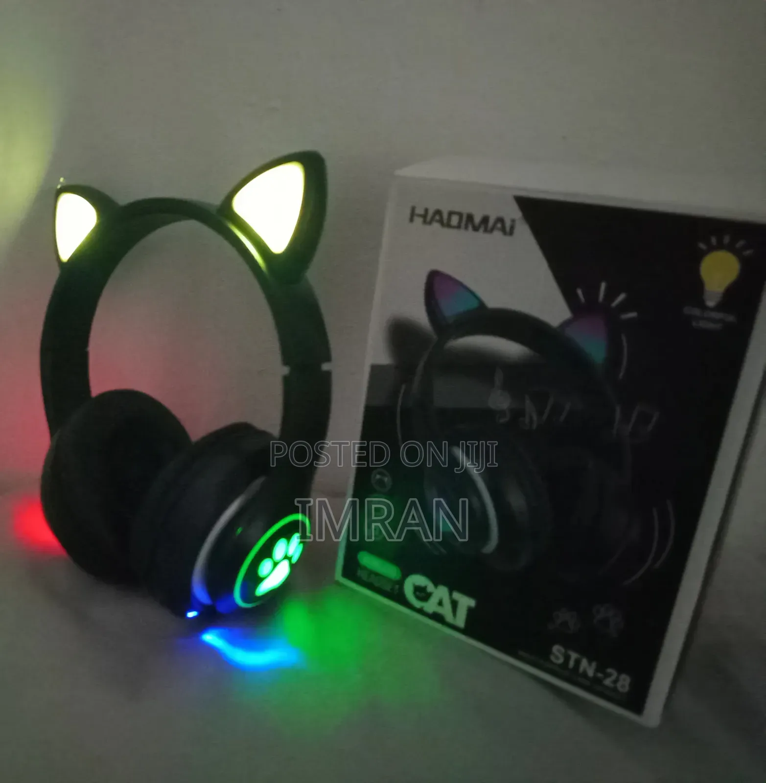 Cat Wireless Headset for Kids and Girls