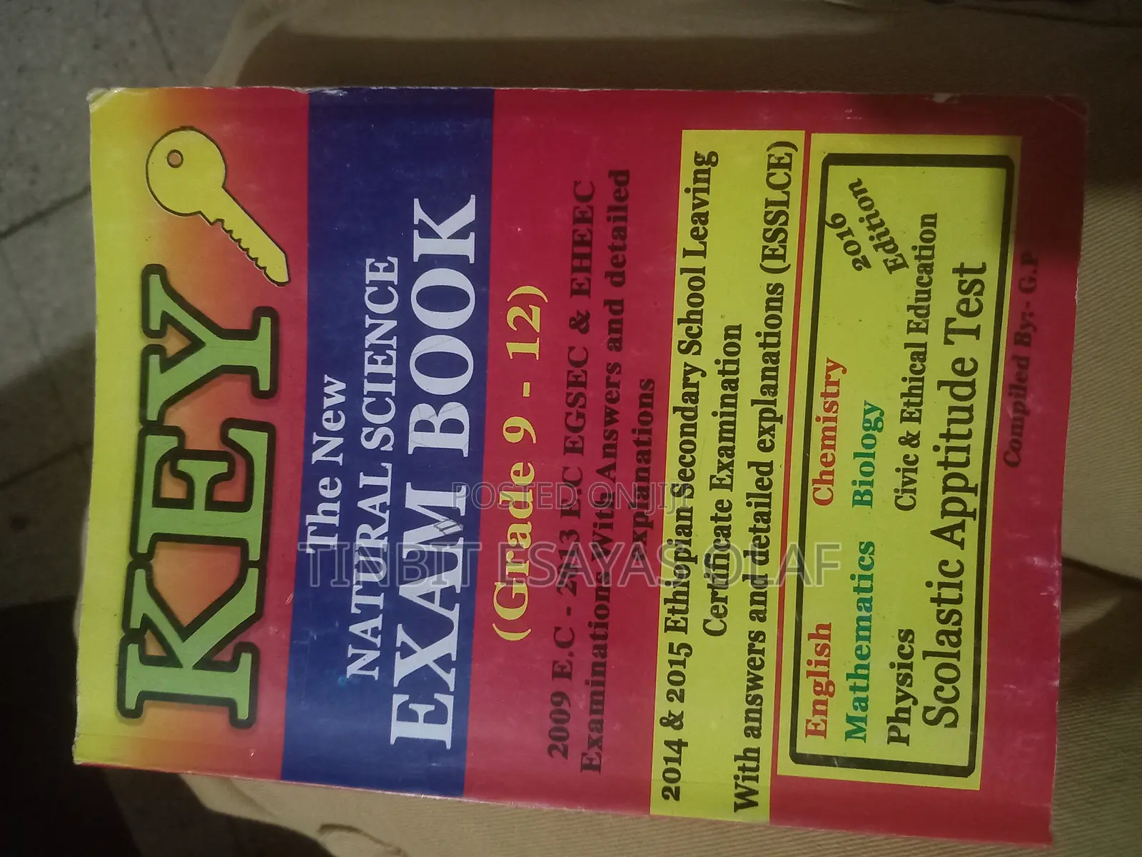 Key Natural Science Exam Book, Containing Entrance Exam Questions