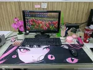 Cat Themed Gaming Mouse Pad - Desk Mat For Gamers And Kids