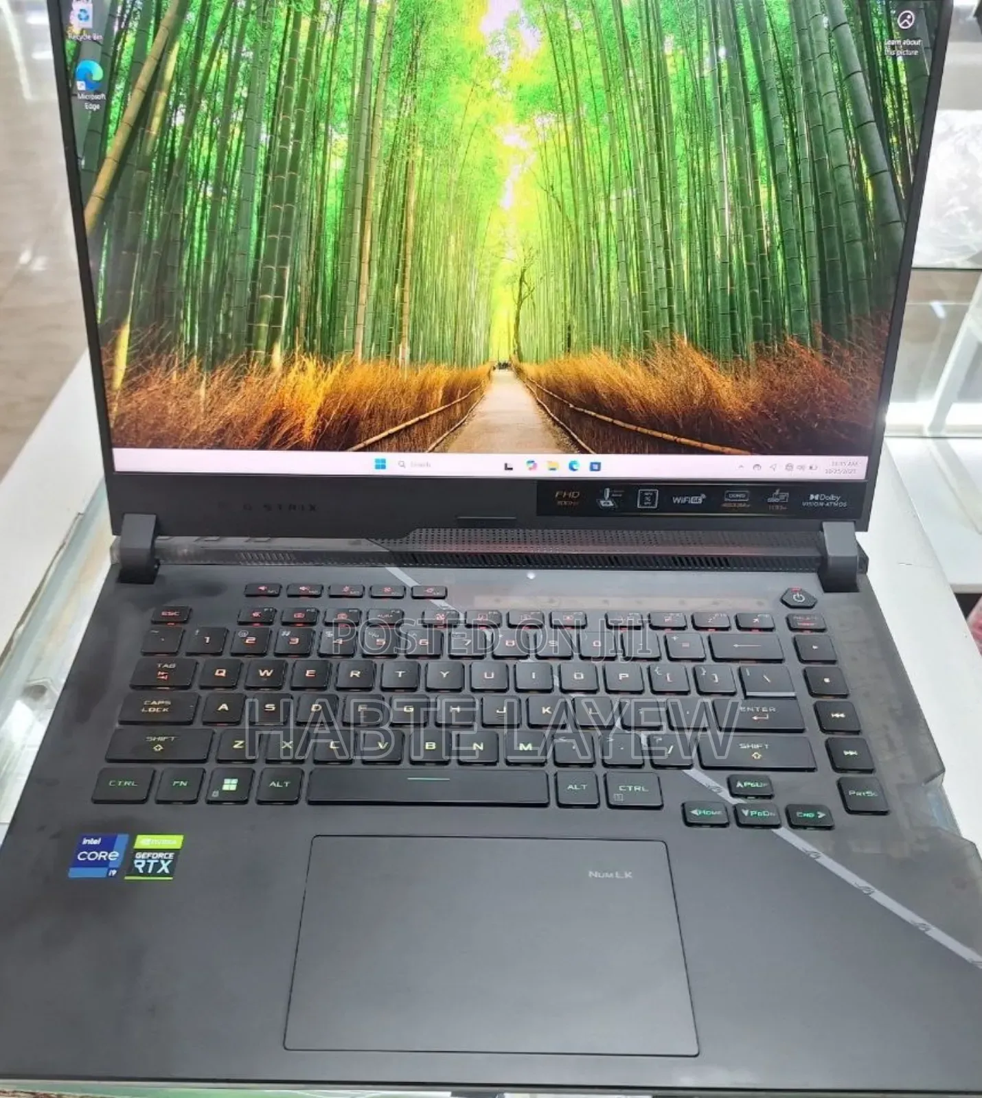 New Laptop Asus ROG Strix G15 16GB Intel Core I9 SSD 1T