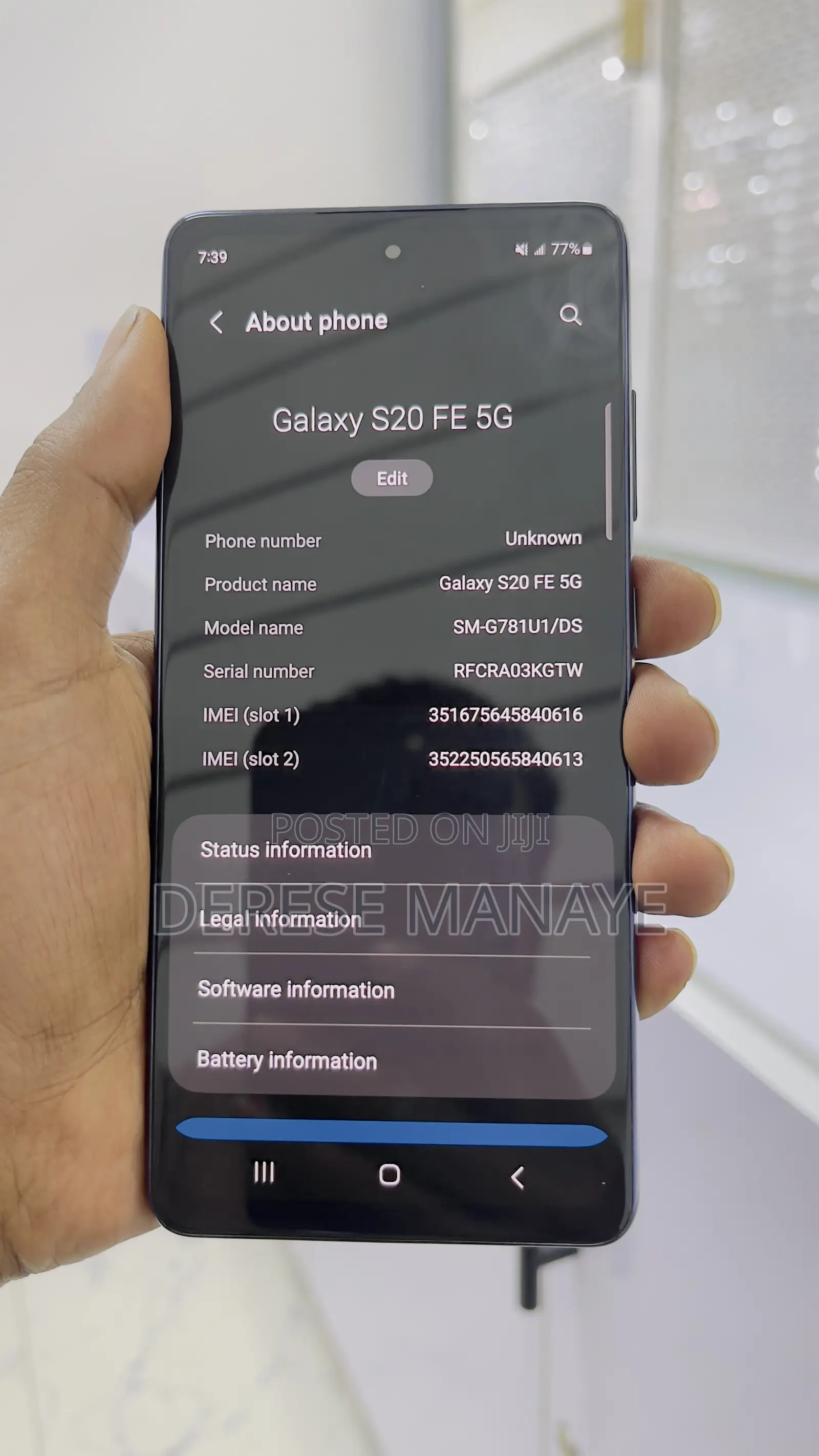 Samsung Galaxy S20 FE 128 GB Blue