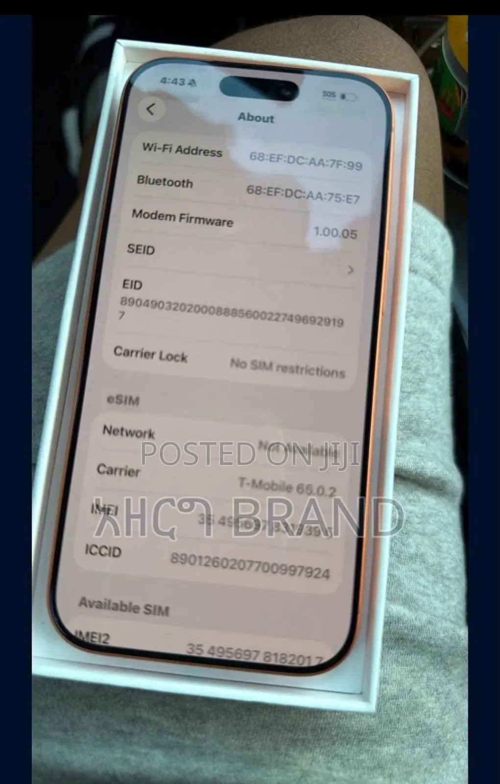 New Apple iPhone 17 Pro Max 256 GB Orange