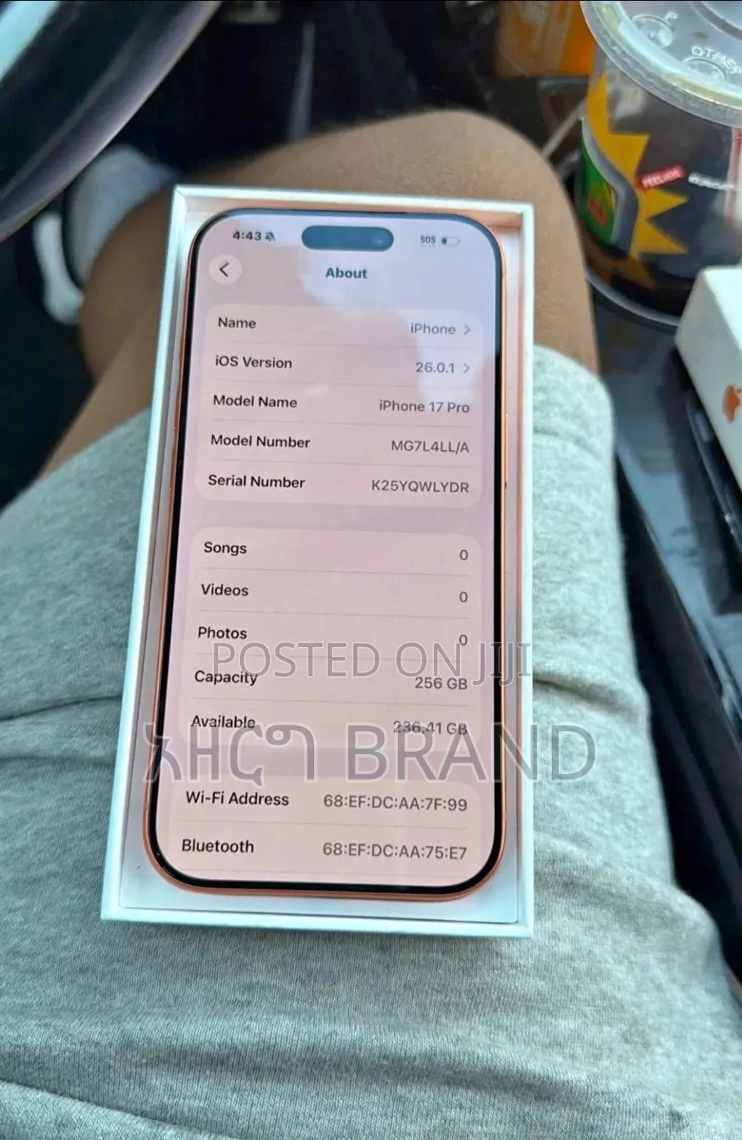 New Apple iPhone 17 Pro Max 256 GB Orange