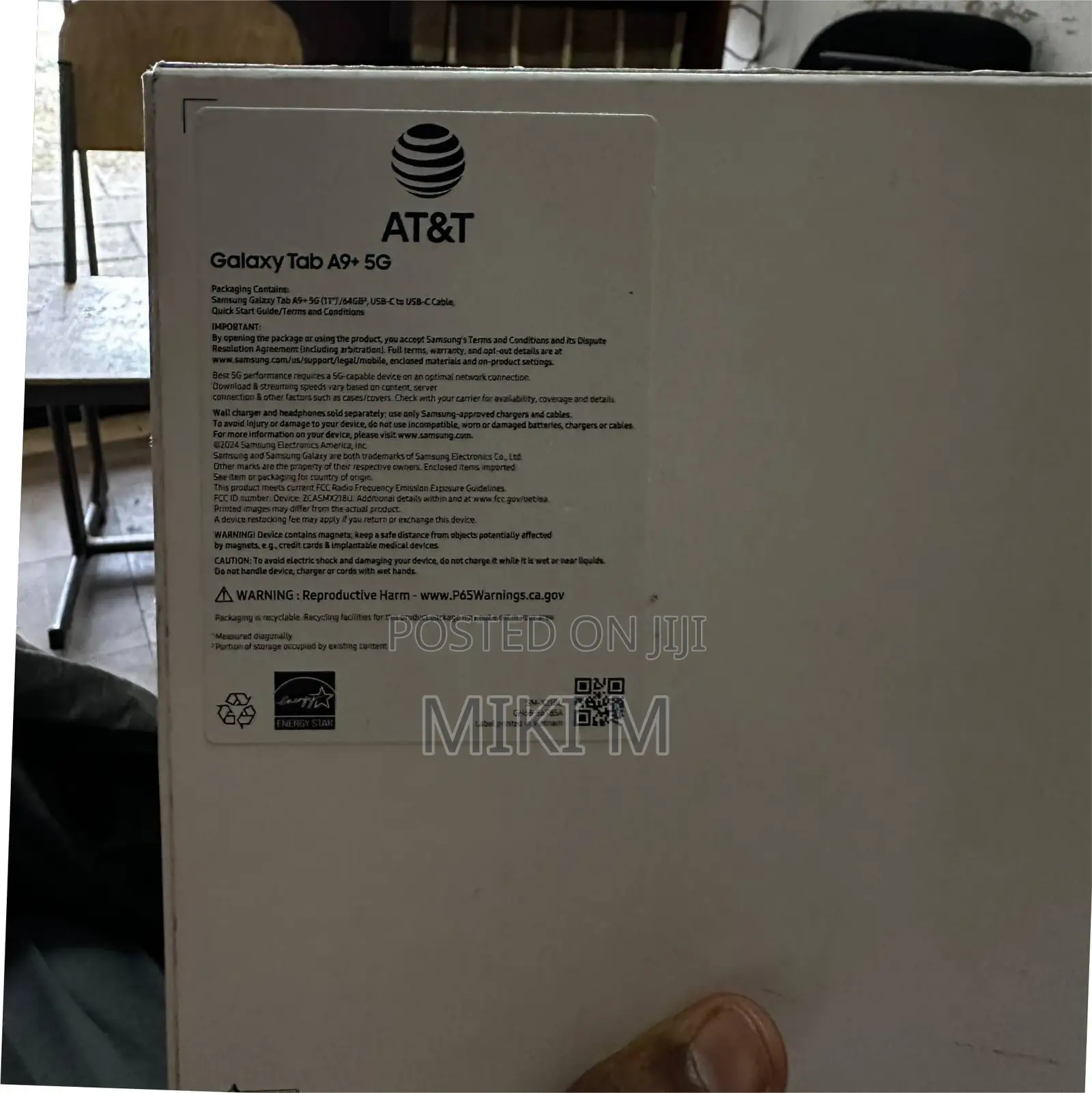 New Samsung Galaxy Tab A9+ 64 GB Black