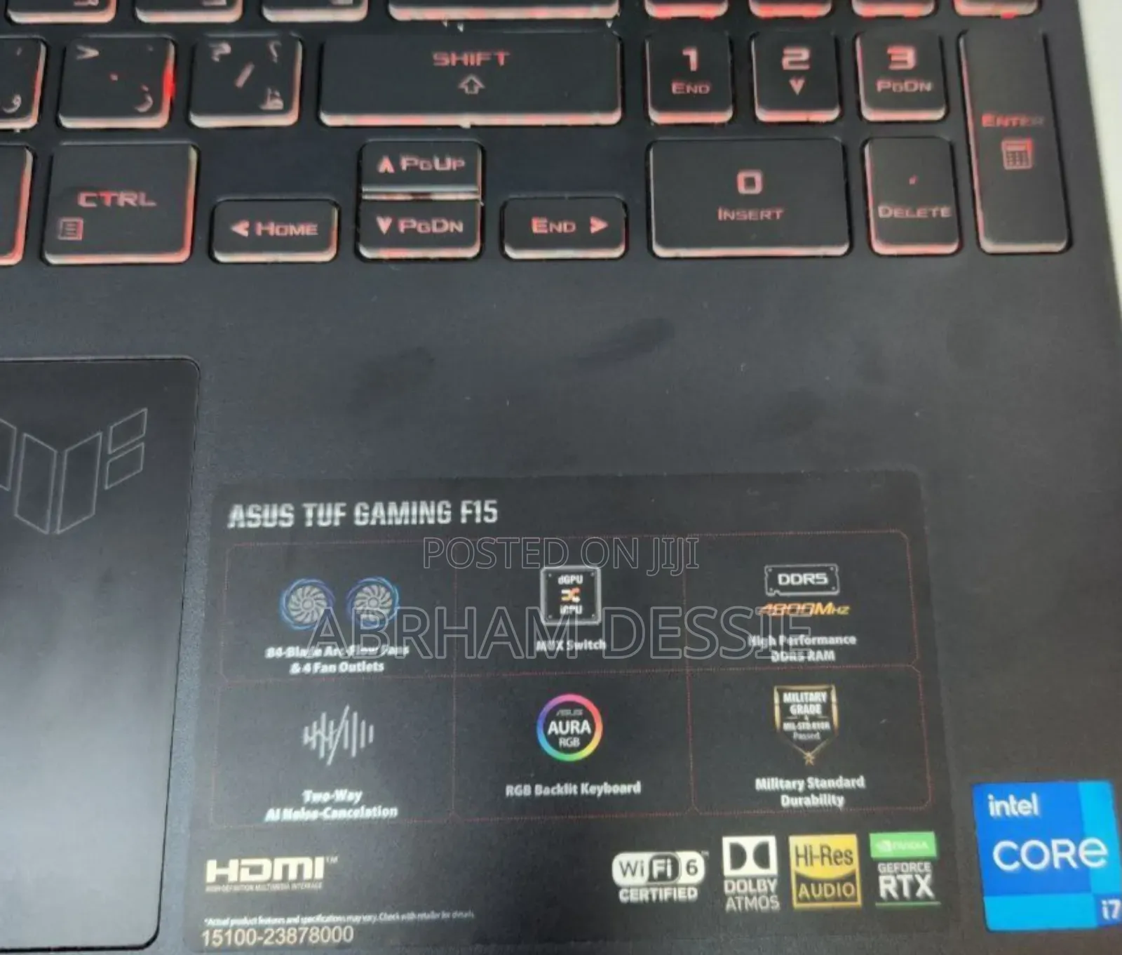 New Laptop Asus 16GB Intel Core I7 SSD 512GB