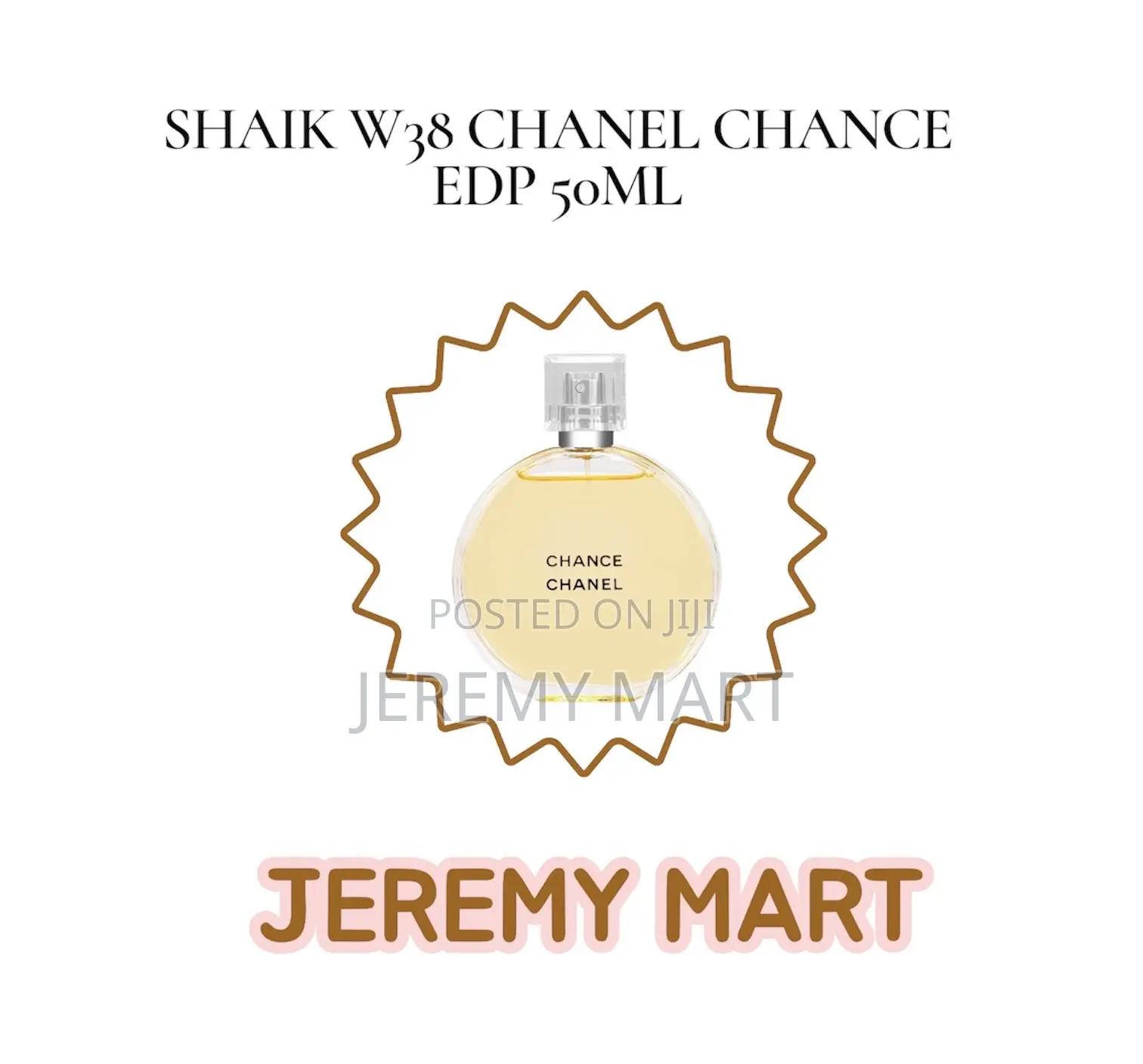 Shaik W38 Chanel Chance Edp Ladies Perfume