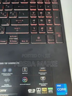 New Laptop Asus TUF Gaming A15 16GB Intel Core I7 SSD 512GB