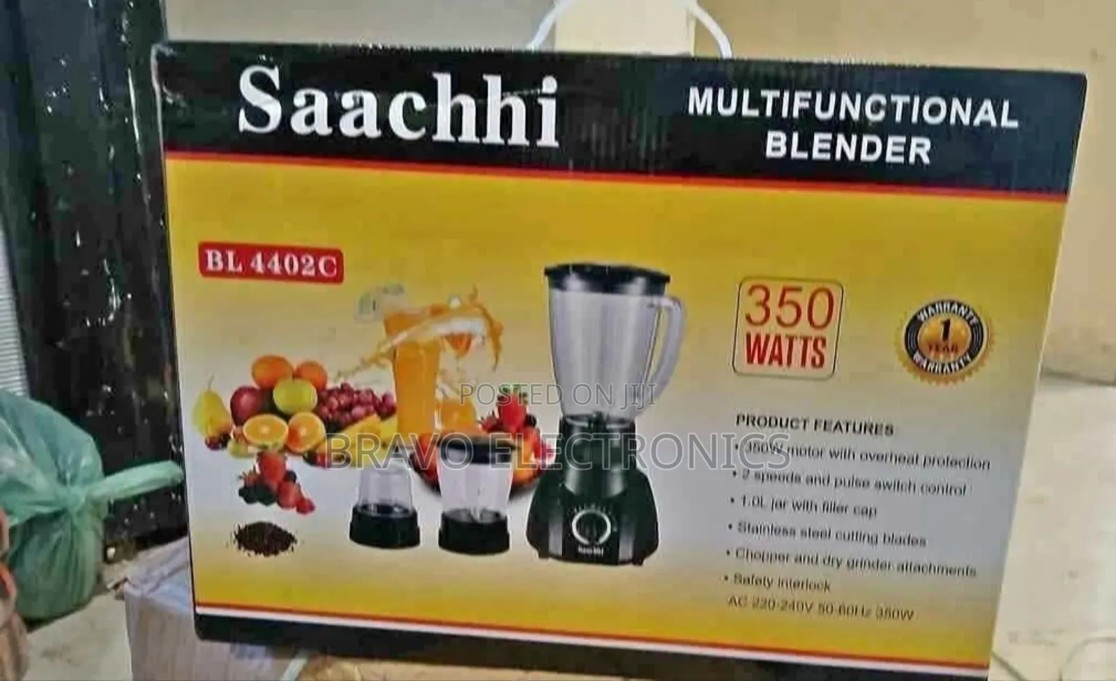 Saachi Original Juicer – Double Container, Double Freshness! 