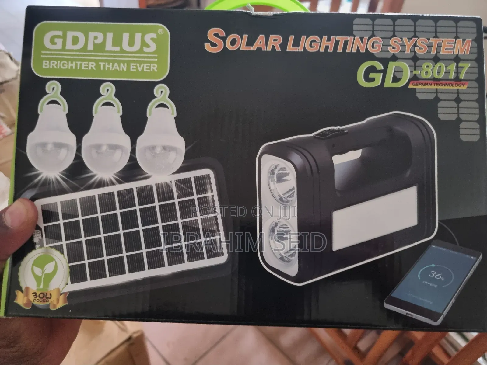 Gd Plus Solar Energy Built-in 6v4.5ah Rechargeable Sealed