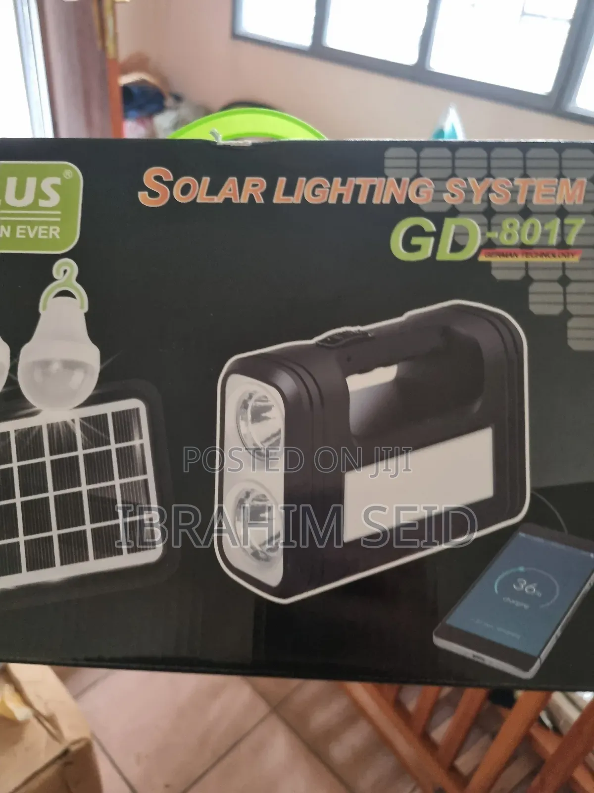 Gd Plus Solar Energy Built-in 6v4.5ah Rechargeable Sealed