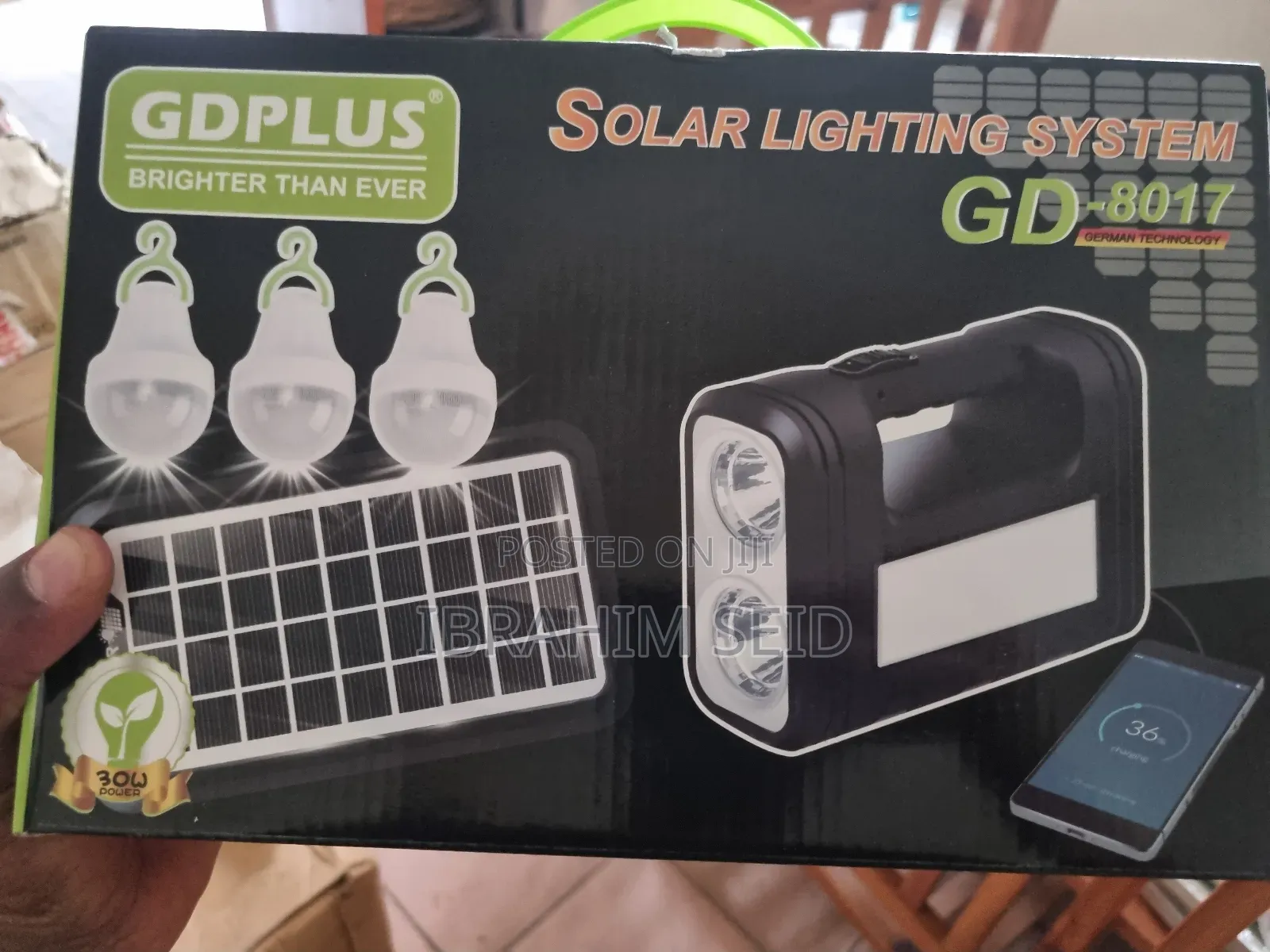 Gd Plus Solar Energy Built-in 6v4.5ah Rechargeable Sealed