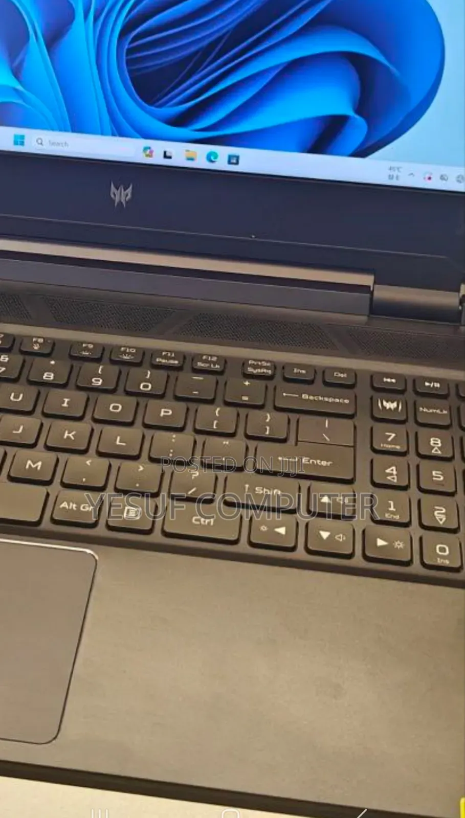 New Laptop Acer Predator 15 16GB Intel Core I9 SSD 1T