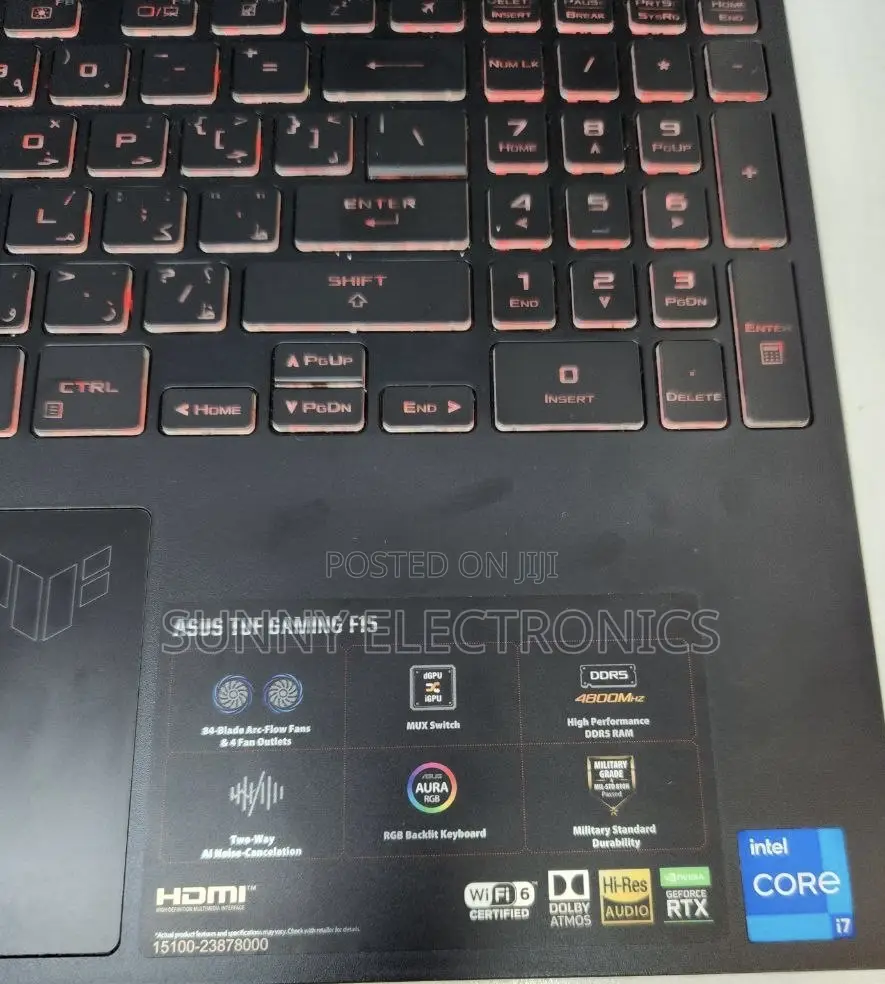 New Laptop Asus TUF Gaming A15 16GB Intel Core I7 SSD 512GB