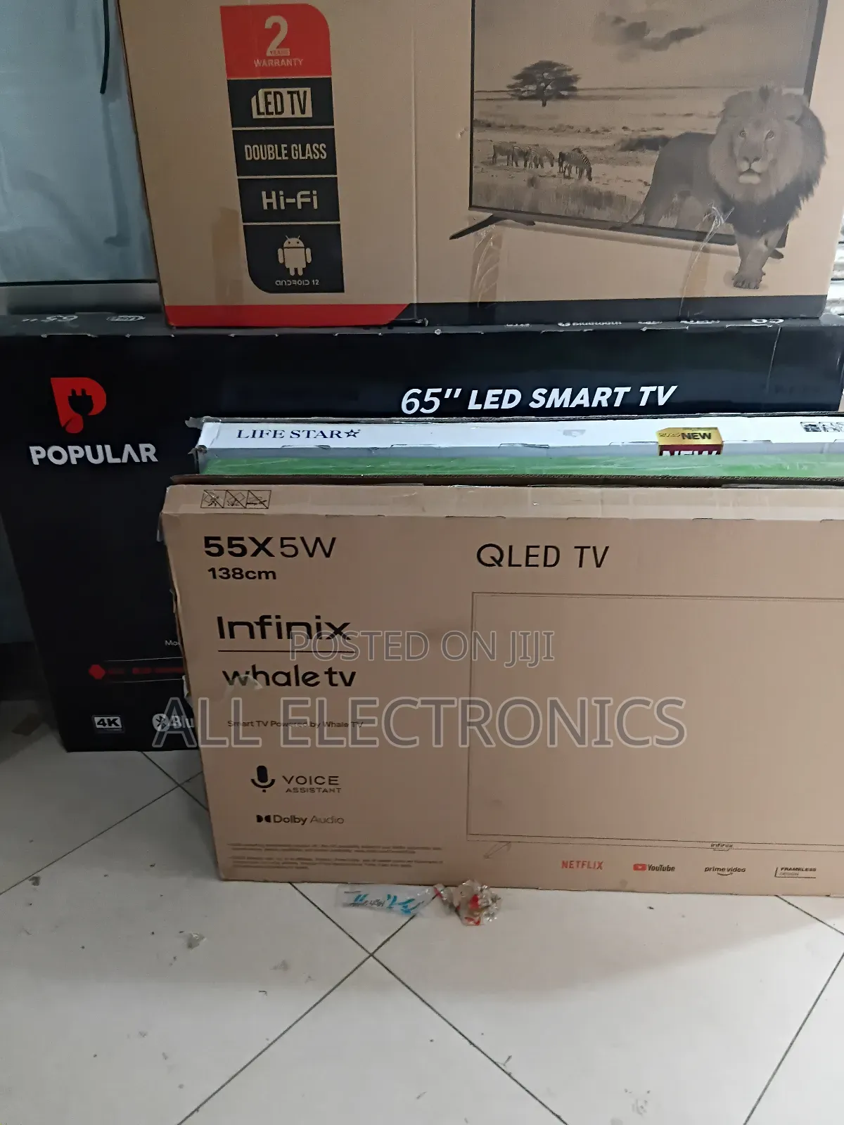 Infinix 55"Inch Frameless Screen Tv