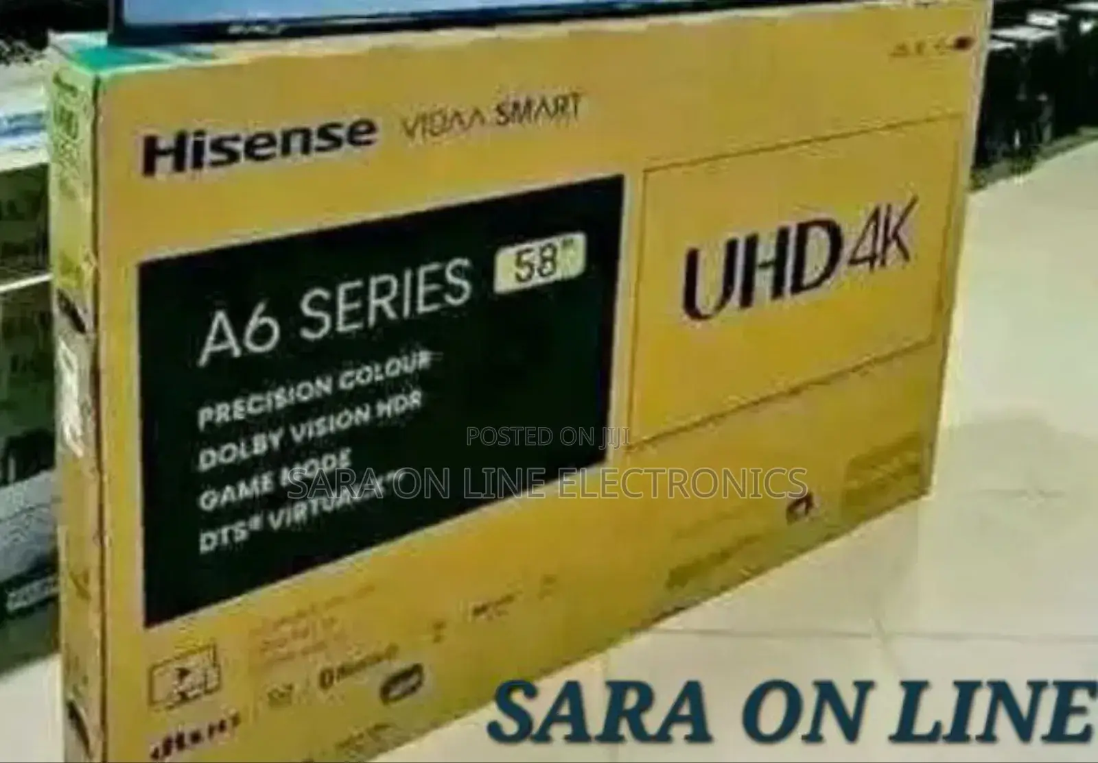 **Hisence 58" A6 Series Tv New Model ●●Free Delivery