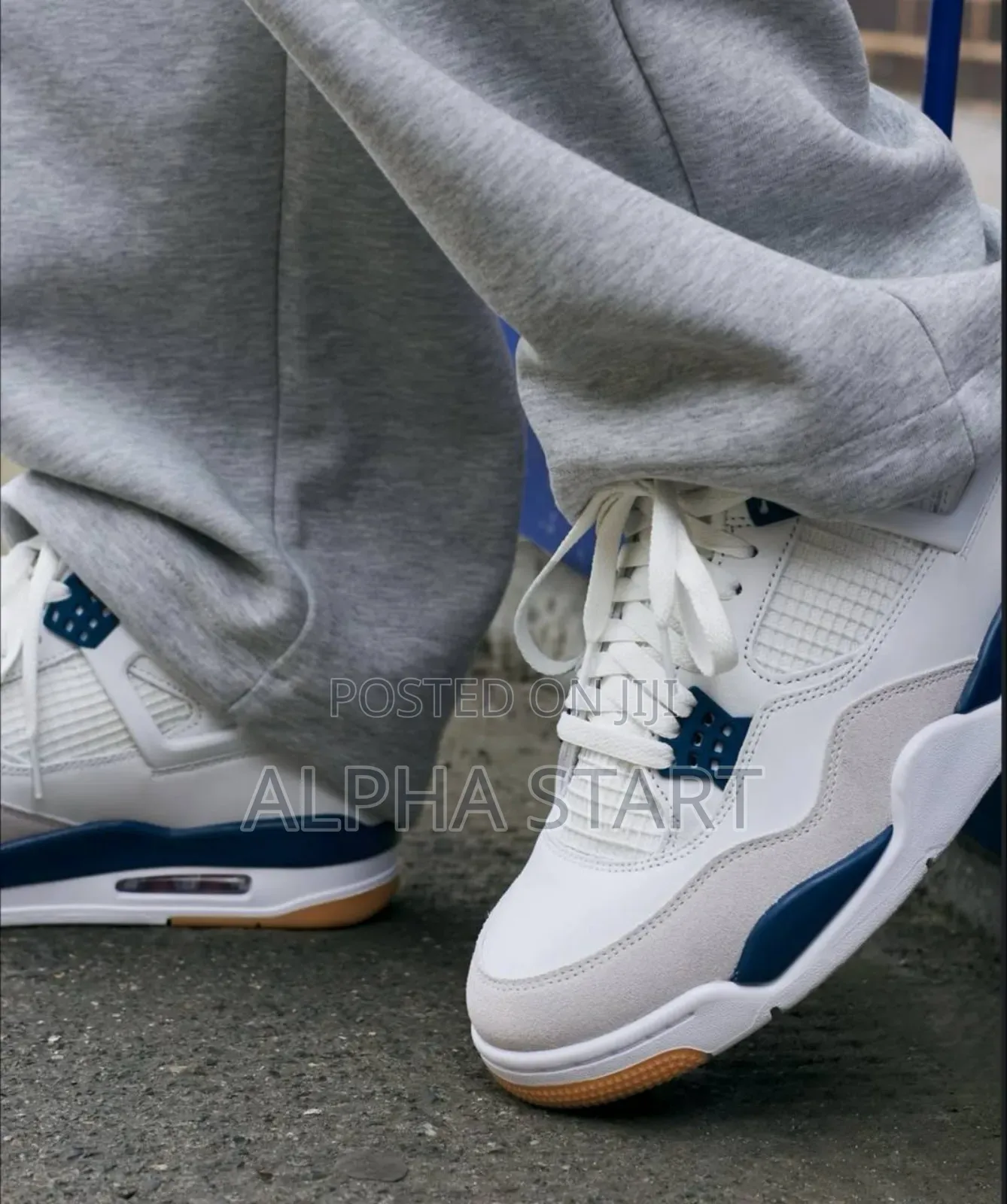 New Released Jordan 4 Lmlsb Navy Blue High Master Quality Smooth Shoes