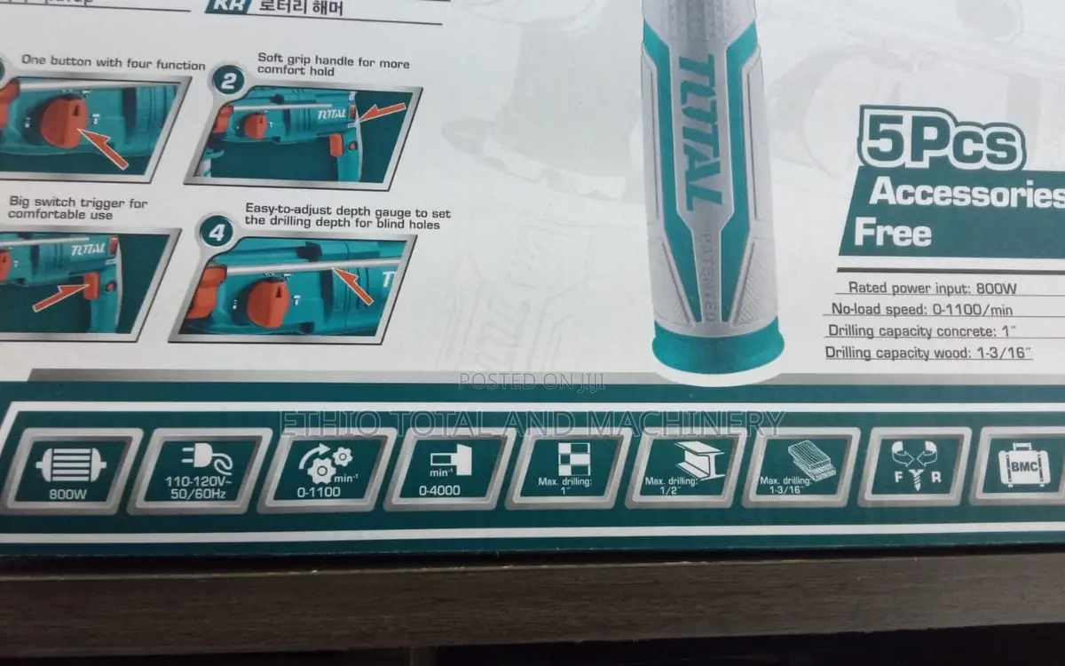 Hammer Drill Total 800 Watt