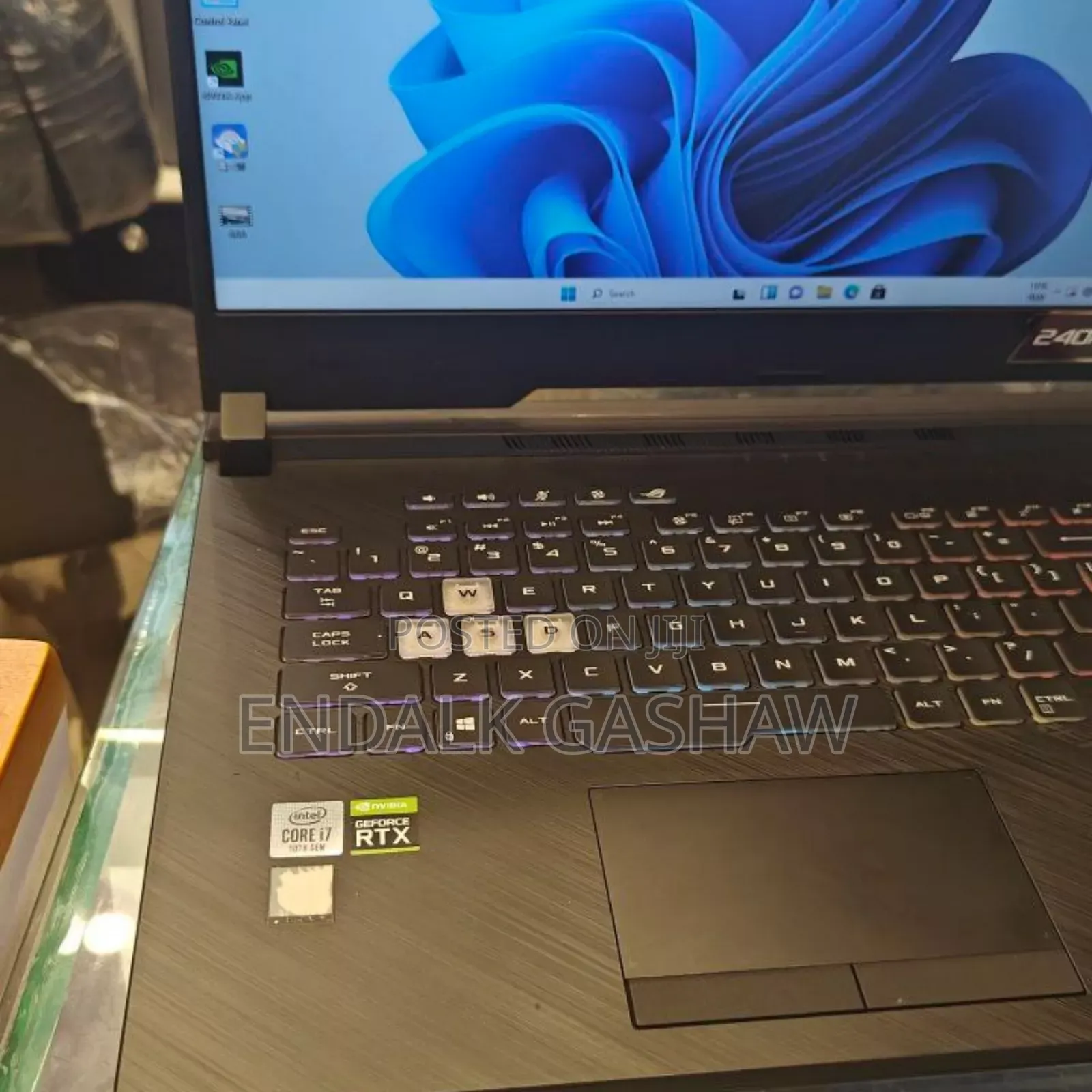 New Laptop Asus ROG Strix G15 16GB Intel Core I7 SSD 512GB