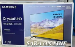 Samsung 43" Crustal Uhd Smart Tv (New Brand) Free Delivery