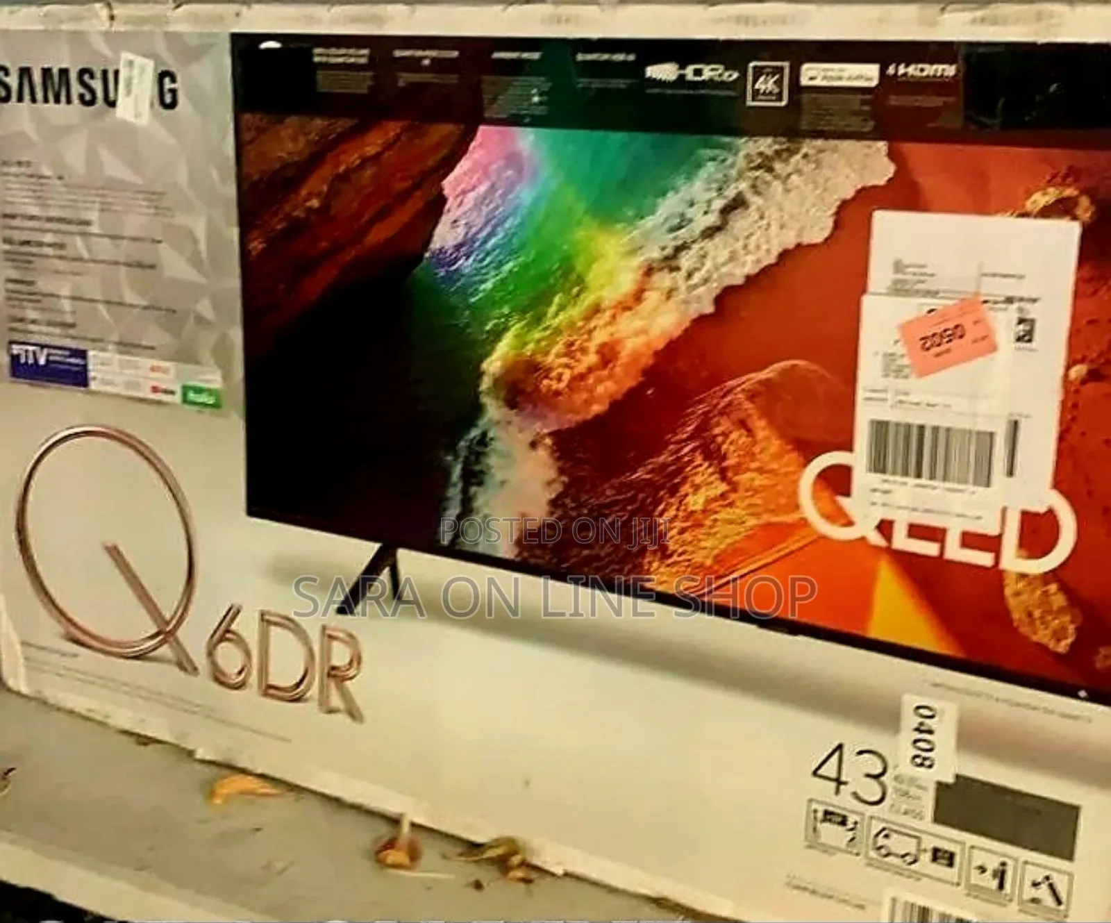 ♧♧Samsung 43" Q6dr Smart Tv ■■Free Delivery