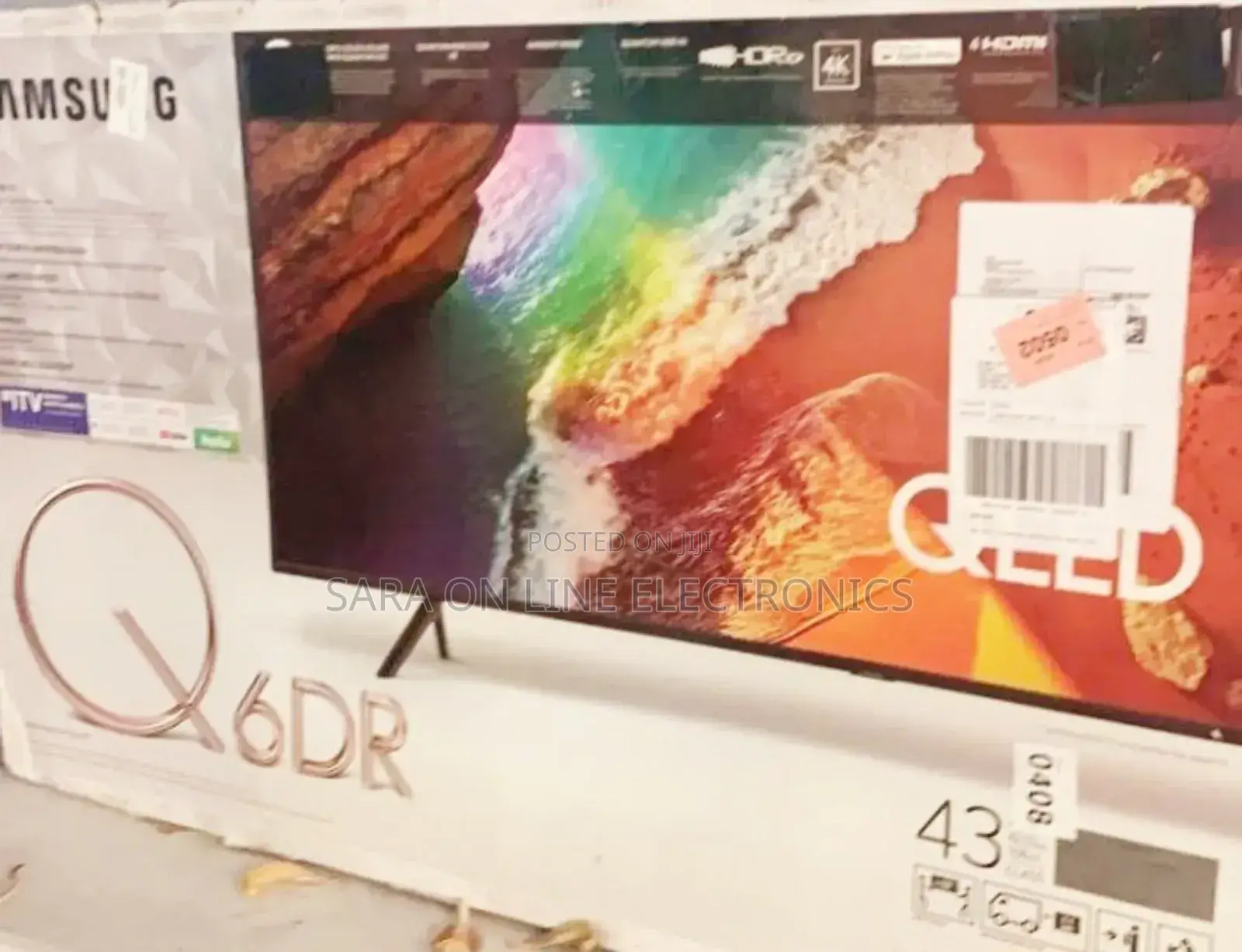 ♧♧Samsung 43" Q6dr Smart Tv ■■Free Delivery