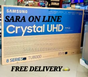 ♧◇Samsung 85" Crustal Uhd Tv **10year Warranty Free Delivery
